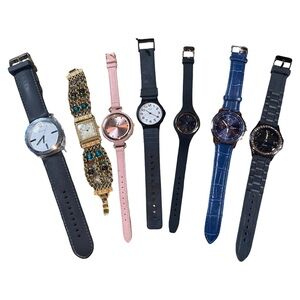 Fashion Watch Lot - Bundle of 7 - As-Is for Parts/Repair
